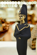 Black Gold Osiris Statue Lord of the Underworld in Ancient Egypt picture