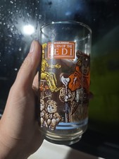 VINTAGE 1983 Star Wars ROTJ Burger King Glass R2-D2 and C-3PO New  picture