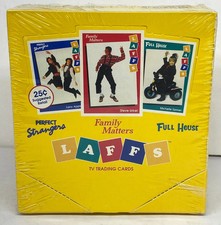 1991 Laffs TV Trading Card Box Sealed 36CT Impel Family Matters Full House picture