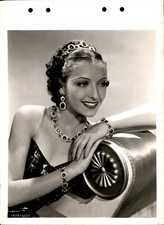 LD444 Original Keybook File Photo UNKNOWN 1940s-50s ACTRESS ELEGANT JEWELRY picture