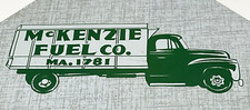 Vintage McKenzie Fuel Company Tacoma WA Pro-Tex Advertising Trivet MCM  picture