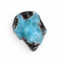 Nature created sky blue rough Dominican Larimar 37mm picture