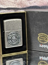 Zippo Camel 85th Anniversary 1913-1998 Antique Silver Plate New In Box picture