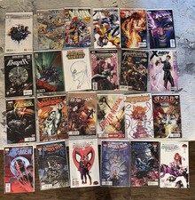 Mixed Comic Lot Marvel DC Defenders Astonishing X-Men Sketch Cover Jamie Tyndall picture