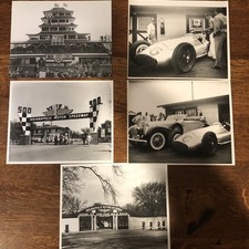 Five Vintage Indianapolis 500 Photographs 8 X 10 picture