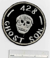 Large WW2 428th GHOST SQUADRON Deaths Head RCAF Royal Canadian Air Force Patch picture