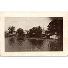 Cottage At Barron Lake 1910 Mrs B Pierce 3 Rivers Vintage Postcard SP7-4 picture