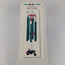 Vintage Oliver 77 Tractor Wind Chimes S&D USA - SEALED Original Box RARE picture
