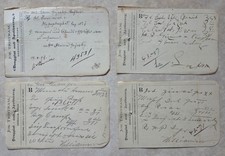 Four 1887 antique prescriptions - Morphine, Opium & Ergot picture