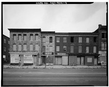 Baltimore Maryland East Baltimore Street 1900s Commercial Buildings HABS picture