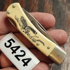 Schrade SC513 Scrimshaw Lockback Knife Made In USA 3