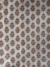 Anna French Julian Beige And Spa Blue Fabric (3 yard piece) picture