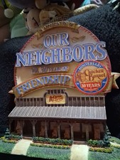 vintage 1999 Cracker Barrel 30th Anniversary store display plaque picture