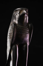 Rare Pharaonic Statue of God Horus : Authentic Ancient Egyptian Artifact 235 BC picture