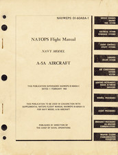 305 Page 1964 1965 Navy A-5A VIGILANTE NAVWEPS 01-60ABA-1 Flight Manual on CD picture