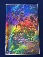 He-Man Sovereign of the Emerald Roar Signed Victor Garduno Foil LTD 200 w/COA picture