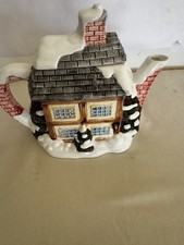 Christmas Teapot From The Seasonal Teapot Collection Vintage 1991 picture