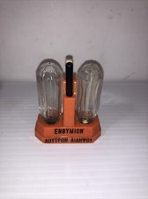 VTG  Zenith  Glass & Plastic Salt And Pepper Shakers. Souvenir baths of Edipsos picture