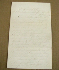 CIVIL WAR SOLDIER LETTER GRIEVING FATHER'S DEATH 1ST CONNECTICUT HEAVY ARTILLERY picture