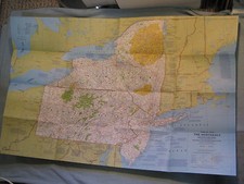 VINTAGE THE NORTHEAST U.S. MAP NY NJ PA National Geographic January 1978  picture