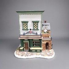 Department 56 New England Village Wm. Walton Fine Clocks House Illuminated Box picture