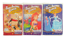 Disney Sing Along All-Time Favorites Early Years Magic Years Modern Classics VHS picture