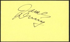 James Drury d2020 signed autograph 3x5 cut Actor in Western The Virginian C177 picture