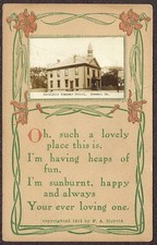 Brewer ME RPPC ca. 1912 - Excelsior Grammer School Postcard picture
