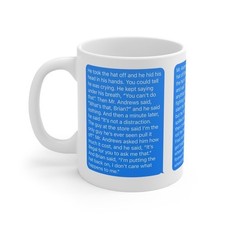 I Think You Should Leave Mug for Him Brians Hat Mug Brians Hat Text Conversation picture