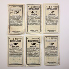 Vintage Canadian Remitter's Receipt Revenue Tax Paid Junction 1947 KK154 picture