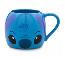 Disney Stitch Blue Big Mouth Ceramic Coffee Mug 29 oz Lilo & Stitch NEW picture