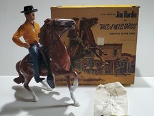 1950's Hartland Jim Hardie Tales Of Wells Fargo Figure Horse Box Dale Robertson picture
