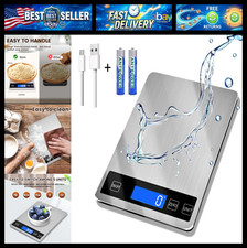 33lb Food Scale, Digital Kitchen Scale Batteries and USB Charging,1g/0.05oz Prec picture