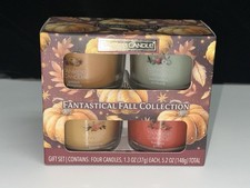 NEW--Yankee Candle Fantastical Fall Collection 4 CANDLE Gift Set Each 1.3oz picture