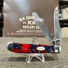 Case Mini Trapper, Stunning Freedom Kirinite, Smooth, White Oval Shield, NIB picture