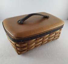 Longaberger 2004 Father's Day Valet Basket With Lid, Liner,  & Protector picture