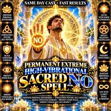 Permanent Extreme High-Vibrational Sacred No Spell - Empower Personal Boundaries picture