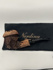 Nording Spruce Matter Tobacco Pipe With Cloth Bag, Handmade By Eric Nording picture