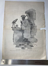 ANTIQUE 1915 Print Ad: Man Talks To Parrot, Say Cream Of Wheat You Rascal picture