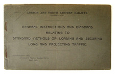 LNER General Instructions Diagrams Methods Of Loading Securing Long Traffic 1923 picture