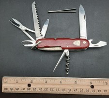 Rare 1950/1960s WENGER Allsport Wengerinox 91mm Swiss Army Knife –Flaws Read picture
