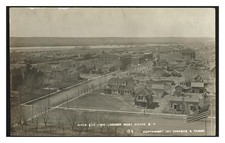 Pierre South Dakota Birdseye View Standard Postcard picture