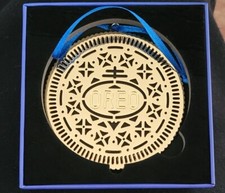 LIMITED EDITION OREO 18kt Gold Plated Ornament picture