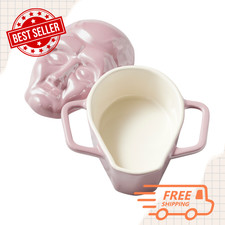 [FASH SALE] Le Creuset Star Trek Collection Mauve Pink Mini Cocotte 8oz picture