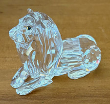 Vtg Swarovski Crystal Lion 5” Figurine 1995 Inspiration Africa No Tail picture