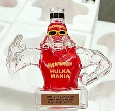 Hulk Hogan Hulkamania Wrestling Liquor Whiskey Decanter Bottle New  picture