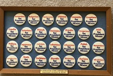 1972 Richard Nixon Ethnic Campaign In Appreciation Award With 27 Ethnic Buttons picture