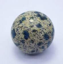 Amazing Quality White With Blue Dots K2 Jasper Azurite In Granite Sphere,K2 picture