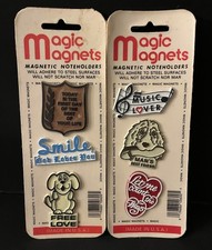 New Old Stock Vintage Magic Magnets 1970’s Sealed Packages picture