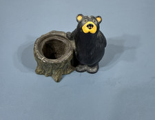 Kritter Hollows by Big Sky Carvers 200 Little Bear Big Fish Trinket Dish picture